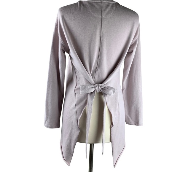 Calvin Klein Performance Dusty Rose Sweatshirt with Tie Backs Size - Picture 3 of 8